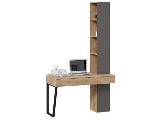 Письменный стол с комбинированным шкафом Порто СМ-393.15.012 (ТриЯ)